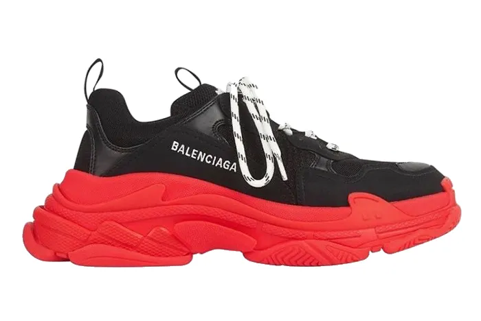 Balenciaga Triple S Sneaker 'Black Red' 536737 W2FZ1 1060